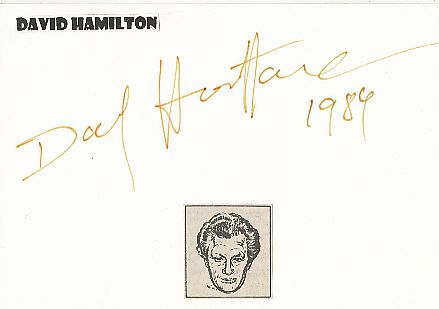 David Hamilton † 2016 GB Regisseur  Film & TV Autogramm Karte original signiert 