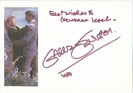 Greer Garson † 1996  Film & TV Autogramm Karte original signiert 