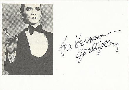 Joel Grey  USA  Film & TV Autogramm Karte original signiert 