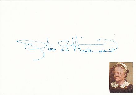 Olivia De Havilland † 2020  USA  Film & TV Autogramm Karte original signiert 