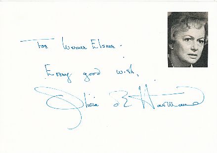 Olivia De Havilland † 2020  USA  Film & TV Autogramm Karte original signiert 