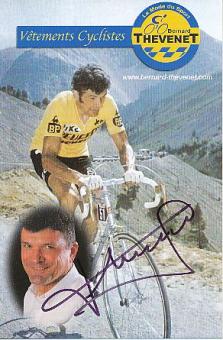 Bernard Thevenet  Frankreich  2  x Tour de France Sieger  Radsport Autogrammkarte original signiert 