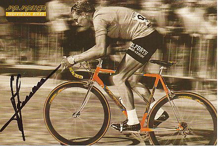Jan Janssen  NL  Tour de France Sieger 1968  Radsport Autogrammkarte  original signiert 