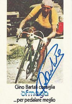 Gino Bartali † 2000  Italien  2 x Tour de France Sieger  Radsport Autogrammkarte  original signiert 
