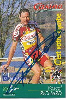 Pascal Richard  Schweiz Olympia Gold 1996  Radsport Autogrammkarte  original signiert 