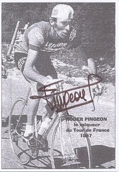 Roger Pingeon † 2017  Tour de France Sieger 1967  Radsport Autogrammkarte  original signiert 