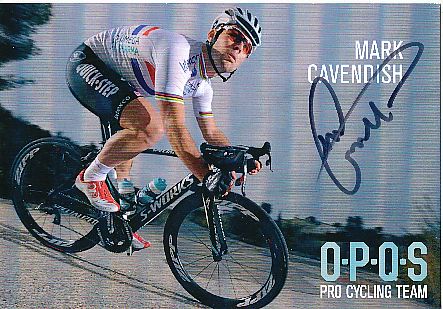 Mark Cavendish  GB  Radsport Autogrammkarte  original signiert 