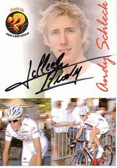 Andy Schleck  Luxemburg   Tour de France Sieger 2010  Radsport Autogrammkarte  original signiert 