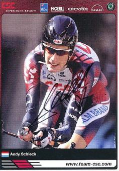Andy Schleck  Luxemburg   Tour de France Sieger 2010  Radsport Autogrammkarte  original signiert 