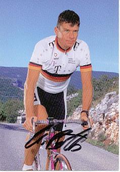 Udo Bölts  Team Telekom Radsport Autogrammkarte  original signiert 