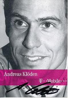 Andreas Klöden  Team Telekom Radsport Autogrammkarte  original signiert 