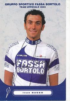 Ivan Basso  Italien  Radsport Autogrammkarte  original signiert 