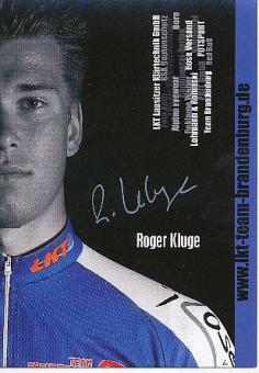 Roger Kluge  Radsport Autogrammkarte  original signiert 