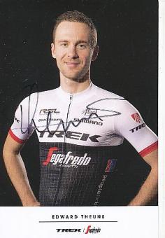 Edward Theuns  Belgien  Radsport Autogrammkarte  original signiert 