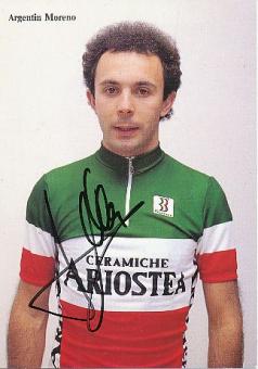 Moreno Argentin  Italien  Radsport Autogrammkarte  original signiert 
