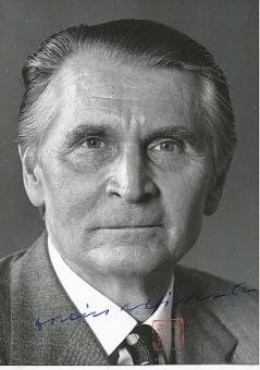 Erwin Wickert † 2008  Schriftsteller Literatur  Autogrammkarte  original signiert 