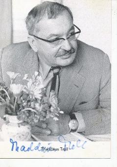 Thaddäus Troll † 1980  Schriftsteller Literatur  Autogrammkarte  original signiert 