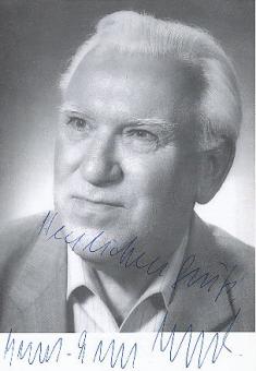 Hans Georg Noack † 2005  Schriftsteller Literatur  Autogrammkarte  original signiert 
