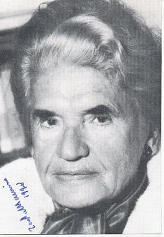 Zenta Maurina † 1978  Lettland  Schriftstellerin Literatur  Autogrammkarte  original signiert 