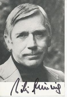 Willi Heinrich † 2005  Schriftsteller Literatur  Autogrammkarte  original signiert 