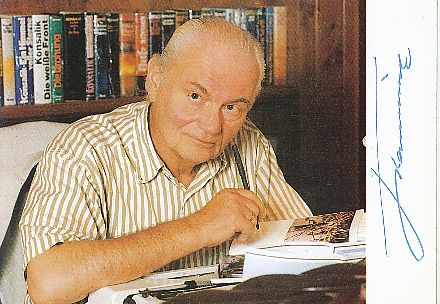 Heinz G. Konsalik † 1999  Schriftsteller Literatur  Autogrammkarte  original signiert 