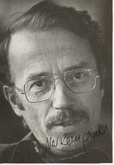 Walter Kempowski † 2007  Schriftsteller Literatur  Autogrammkarte  original signiert 