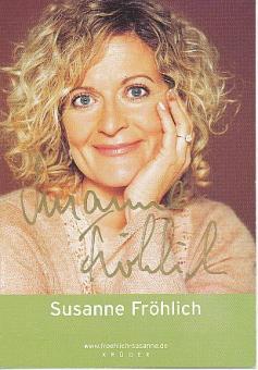 Susanne Fröhlich  Schriftstellerin Literatur  Autogrammkarte  original signiert 