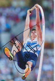 Steven Lewis  Großbritanien  Leichtathletik Autogramm Foto original signiert 