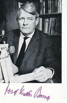 Josef Martin Bauer † 1970   Schriftsteller Literatur  Autogrammkarte  original signiert 