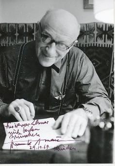Frank Arnau † 1976   Schriftsteller Literatur  Autogrammkarte  original signiert 