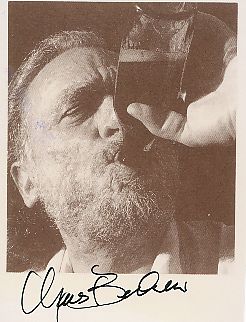 Charles Bukowski † 1994  USA  Dichter  Schriftsteller Literatur  Autogramm Foto  original signiert 