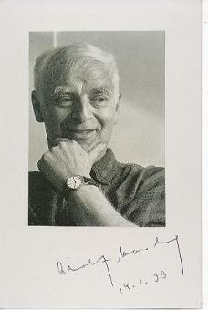 Adolf Muschg  Schweiz  Schriftsteller Literatur  Autogramm Foto  original signiert 