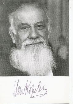 Lew Kopelew † 1997  Ukraine  Schriftsteller Literatur  Autogramm Foto  original signiert 