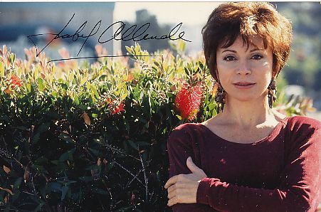 Isabel Allende  Chile  Schriftstellerin Literatur  Autogramm Foto  original signiert 