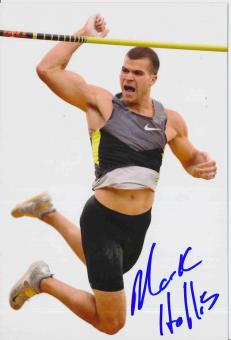 Mark Hollis  USA  Leichtathletik Autogramm Foto original signiert 
