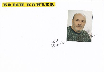 Erich Köhler † 1981 Romanist Schriftsteller  Literatur Karte original signiert 