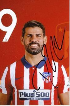 Diego Costa  Atletico Madrid  Fußball Autogramm Foto original signiert 