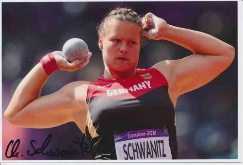 Christina Schwanitz  Deutschland  Leichtathletik Autogramm Foto original signiert 