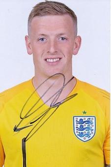 Jordan Pickford  England  Fußball Autogramm Foto original signiert 