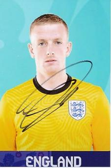Jordan Pickford  England  Fußball Autogramm Foto original signiert 