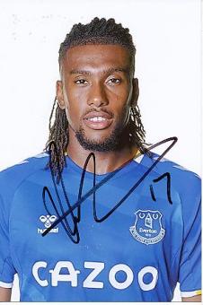 Alex Iwobi  FC Everton  Fußball Autogramm Foto original signiert 