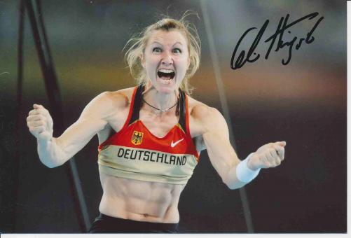 Caroline Hingst  Deutschland  Leichtathletik Autogramm Foto original signiert 