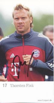 Thorsten Fink  FC Bayern München  Fußball Autogrammkarte original signiert 