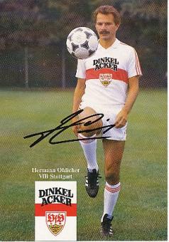 Hermann Ohlicher  VFB Stuttgart  Fußball Autogrammkarte  original signiert 