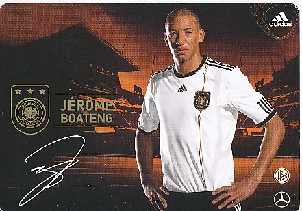 Jerome Boateng  DFB  Fußball Autogrammkarte Druck signiert 