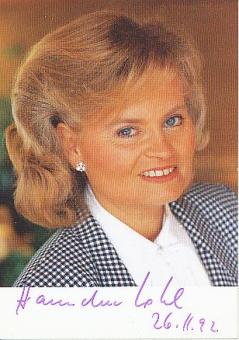 Hannelore Kohl † 2001  Politik Autogrammkarte  original signiert 