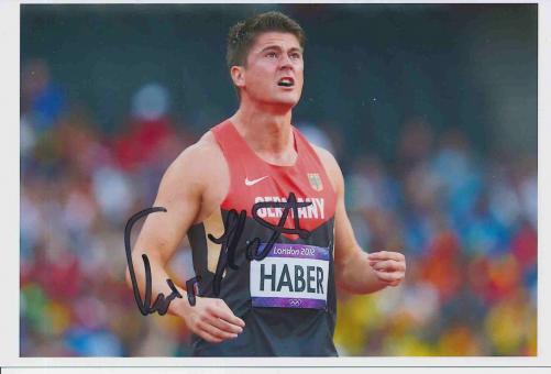 Tino Haber  Deutschland  Leichtathletik Autogramm Foto original signiert 