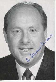 Werner Marx † 1985  CDU  Politik Autogrammkarte  original signiert 