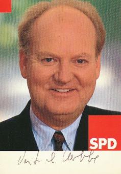 Dietrich Stobbe † 2011 Bürgermeister Berlin Politik Autogrammkarte  original signiert 