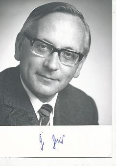 Günter Gaus † 2004  Politik Autogrammkarte  original signiert 